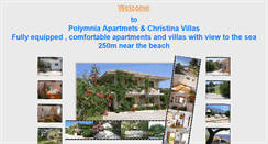 Desktop Screenshot of polymnia-apartments.gr